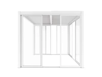 Kép 4/5 - LUXE S8 tolóajtók 270x218cm 3 m-ig fehér