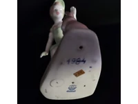 Kép 2/4 - vintage porcelán figura fiu nyuszival