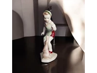 Kép 4/4 - vintage porcelán figura fiu nyuszival