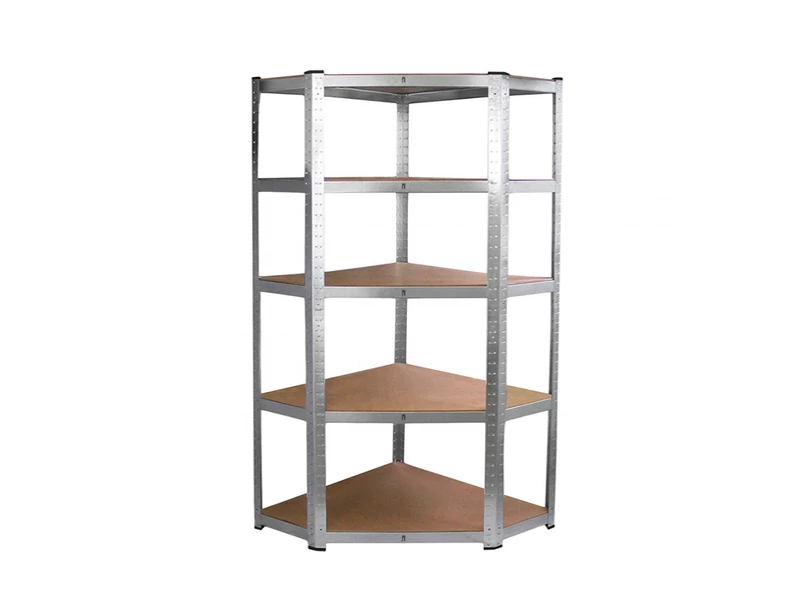 Nagy teherbírású sarokpolc 180x70x40-40 cm 175 kg króm