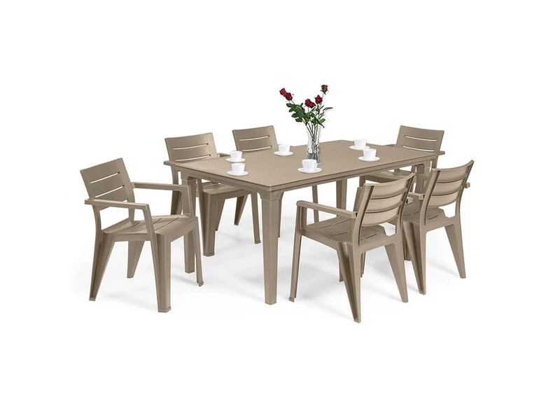 Fujuli 6+1 kerti bútor garnitúra szett