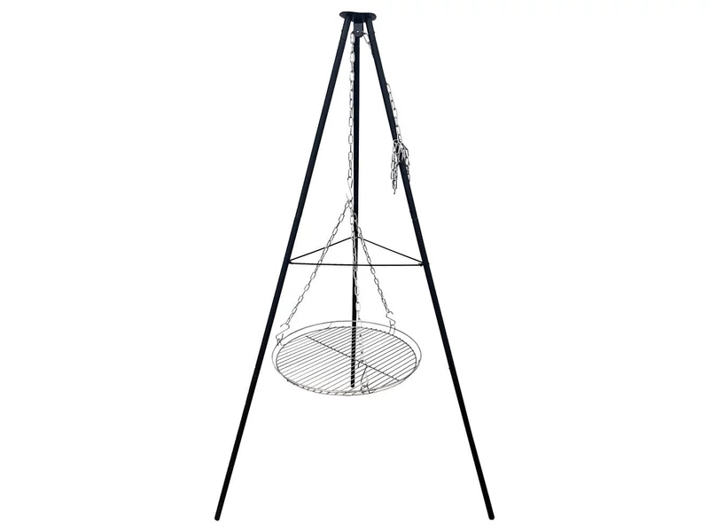 MIR-HP48 Acél függesztett grillrács háromlábbal 51 cm
